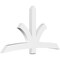 Ekena Millwork Davenport Architectural Grade PVC Gable Bracket, 84"W x 45 1/2"H x 4"D x 6"F, 13/12 Pitch GBP084X46X0406DAV00 - alternate 1